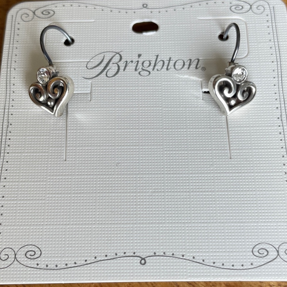 Brighton Alcazar Heart Leverback Earrings